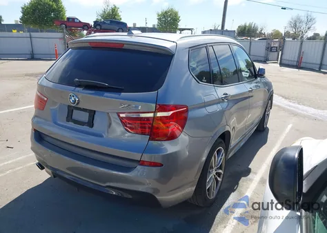 2016 BMW X3 xDrive28D z USA, uszkodzony, nr VIN 5UXWY3C59G0F84020